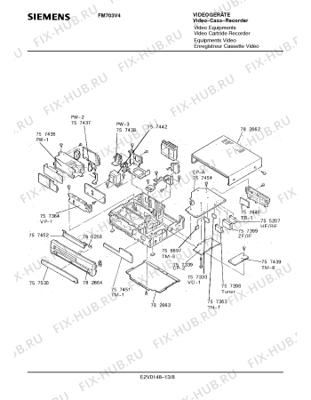 Схема №9 FM703V4 с изображением Клапан для телевизора Siemens 00757452