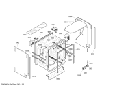 Схема №5 DF260160 с изображением Рамка для электропосудомоечной машины Bosch 00449764