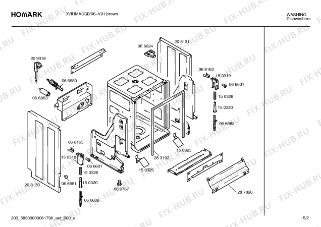 Схема №2 3VIHMA3GB 01-800170 с изображением Ручка выбора программ для посудомоечной машины Bosch 00162031