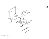 Схема №3 P1HSB31322 с изображением Ручка управления духовкой для плиты (духовки) Bosch 00623659