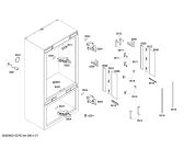 Схема №4 T36IT71FN с изображением Монтажный набор для холодильной камеры Bosch 00670894