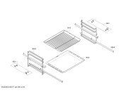 Схема №4 HEA23B140 с изображением Фронтальное стекло для духового шкафа Bosch 00688275