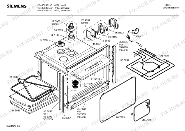 Схема №6 HB48024EU с изображением Инструкция по эксплуатации для духового шкафа Siemens 00526579