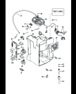 Схема №3 CAFFE' VENEZIA  ESAM2200.S с изображением Элемент корпуса для кофеварки (кофемашины) DELONGHI 5932124300