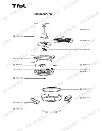 Схема №1 P6060436/07A с изображением Кастрюля для духовки Seb SS-980936