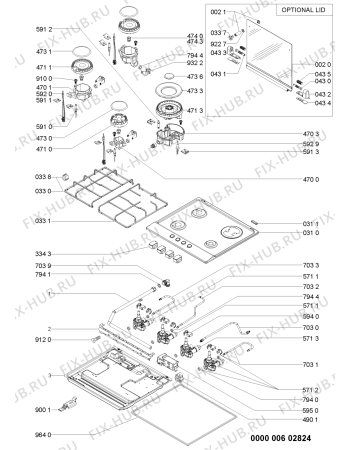 Схема №1 AKR 362/IX с изображением Шланг для электропечи Whirlpool 480121104659