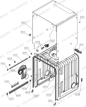 Взрыв-схема посудомоечной машины Asko DBI865IGXXL.S.AU (729069, DW40.2) - Схема узла 07