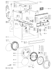 Схема №1 AWOD4507WP (F091485) с изображением Инструкция по обслуживанию для стиральной машины Indesit C00368497