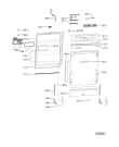Схема №4 GSI 7970 с изображением Панель для посудомоечной машины Whirlpool 480140103053