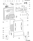 Схема №3 LVR645AOWHA (F051480) с изображением Сенсорная панель для посудомойки Indesit C00259828