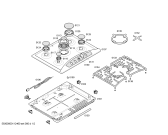 Схема №2 PHL206FAU Bosch с изображением Горелка для плиты (духовки) Bosch 00419189