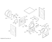 Схема №5 WTE84124IL Classixx 7 с изображением Панель управления для сушильной машины Bosch 00743651