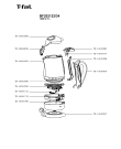 Схема №1 BF202122/34 с изображением Элемент корпуса для электрочайника Seb TS-14242017