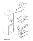 Схема №2 S53120CNX2 с изображением Лоток (форма) для холодильника Aeg 8078748046