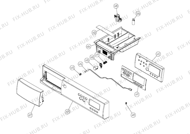 Схема №6 MAF9801AES (F092081) с изображением Запчасть для электропосудомоечной машины Indesit C00452596
