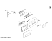 Схема №5 WM14B2S6DN с изображением Панель управления для стиралки Siemens 11021573