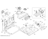 Схема №4 B15P42W3 с изображением Панель управления для плиты (духовки) Bosch 00746512