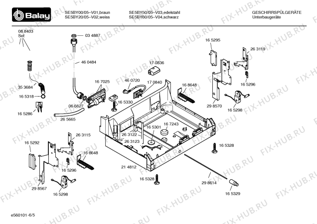 Схема №4 SE5BY01 с изображением Кнопка для посудомойки Bosch 00172739