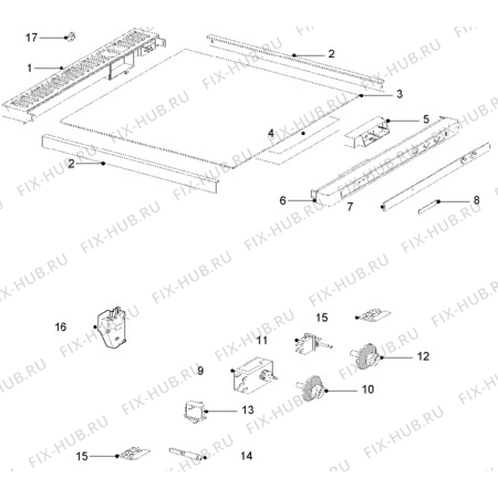 Взрыв-схема холодильника Zanussi ZFK47/52RF - Схема узла Electrical equipment 268