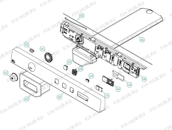 Взрыв-схема стиральной машины Asko T753C AU   -White (338420, TD60.1) - Схема узла 04