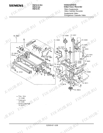 Схема №10 FM701K1EU с изображением Сервисная инструкция для стереоаппаратуры Siemens 00535436