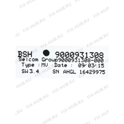 Модуль управления для посудомойки Bosch 11002897 в гипермаркете Fix-Hub