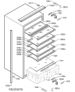 Схема №4 SKS71200F0 с изображением Блок управления для холодильника Aeg 973923791017052