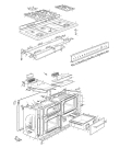 Схема №3 LMFWII с изображением Корпусная деталь для электропечи DELONGHI 450F31ES41