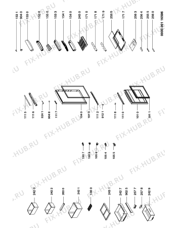 Схема №1 ART850/G ART 850/G/WP с изображением Холдер для холодильника Whirlpool 481940478927