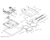 Схема №4 HCE858451A с изображением Стеклокерамика для плиты (духовки) Bosch 00712086