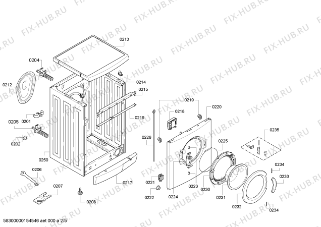 Схема №2 WM14E372FG iQ300 varioPerfect с изображением Краткая инструкция для стиральной машины Bosch 00732044
