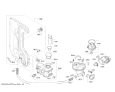 Схема №5 SMV90E10NL с изображением Передняя панель для посудомоечной машины Bosch 00747504