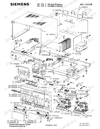 Схема №8 RS7247 с изображением Сервисная инструкция для аудиотехники Siemens 00535216