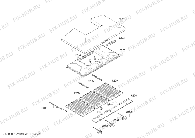 Схема №1 LE44952IN Siemens с изображением Фильтр для электровытяжки Bosch 00747478