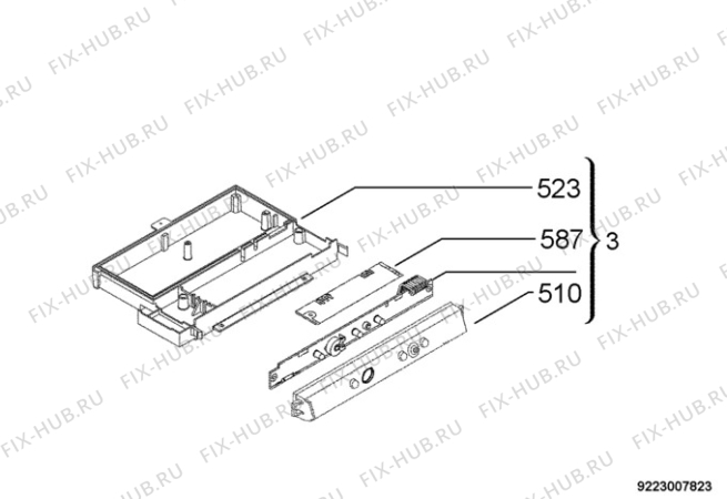 Взрыв-схема холодильника Aeg Electrolux A70120GS4 - Схема узла Diffusor