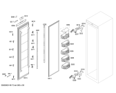 Схема №5 T18BD80FL с изображением Планка для холодильника Bosch 00249895