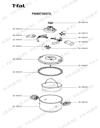 Схема №1 P4090731/07A с изображением Сотейника Tefal SS-980745