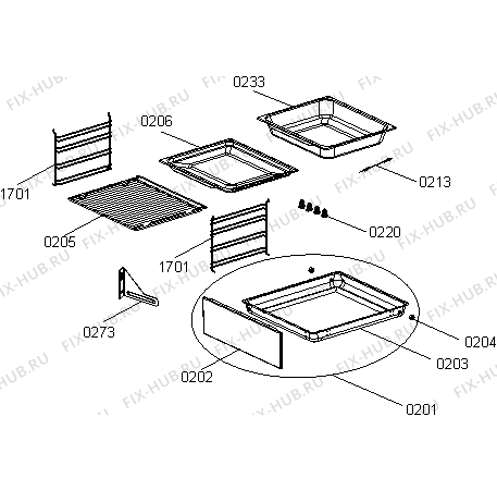 Взрыв-схема плиты (духовки) Gorenje EITP6575XPD (731063, FI61PG-DTN42) - Схема узла 03