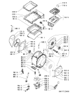 Схема №1 AWT 7123 с изображением Обшивка для стиралки Whirlpool 481245219867