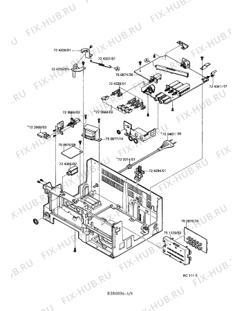 Взрыв-схема аудиотехники Siemens RC1116 - Схема узла 03