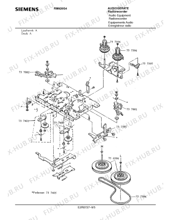 Схема №7 RM920G4 с изображением Переключатель для звукотехники Siemens 00737228