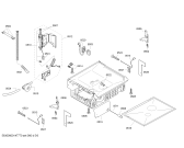 Схема №6 SGU57M95EU с изображением Передняя панель для посудомоечной машины Bosch 00700370