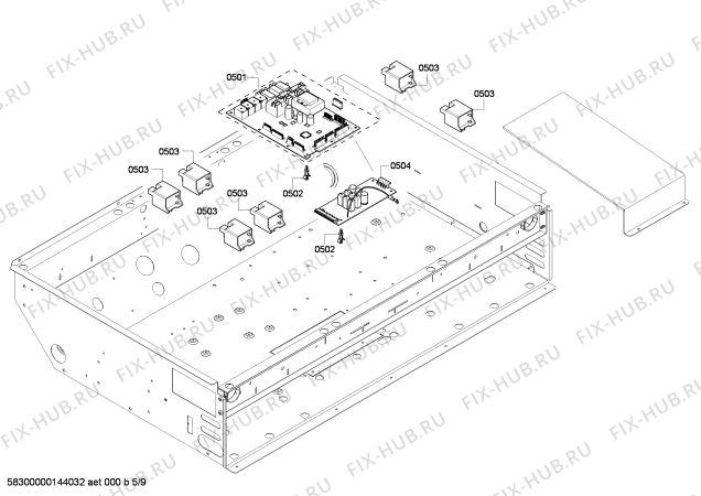 Схема №6 PRL364GDH с изображением Рамка для электропечи Bosch 00683764