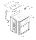 Схема №1 DC4003000M с изображением Элемент корпуса для духового шкафа Aeg 3872411222