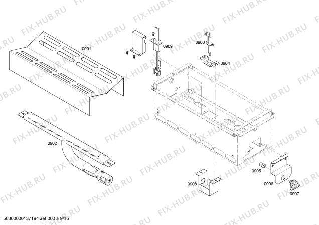 Схема №11 PRL486EDG Thermador с изображением Кабель для плиты (духовки) Bosch 00647451