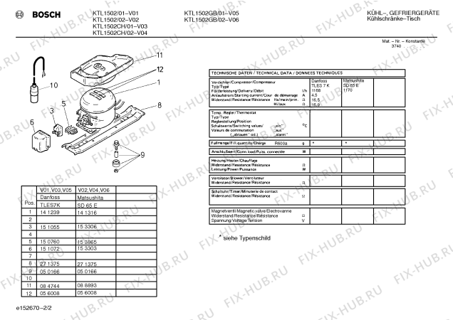 Схема №2 KT15L05 с изображением Поднос для холодильной камеры Siemens 00289760