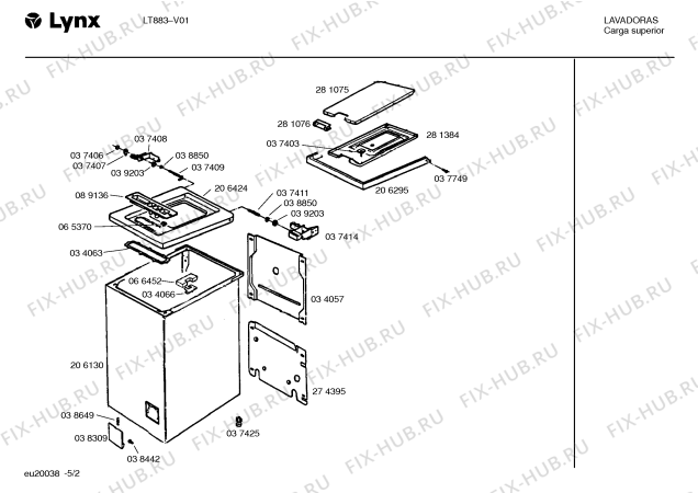 Схема №4 LT883 с изображением Регулятор давления для стиралки Bosch 00037445