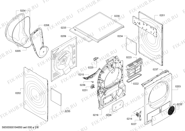 Схема №4 WTW845EURO SelfCleaning Condenser с изображением Кабель для сушилки Bosch 10001271