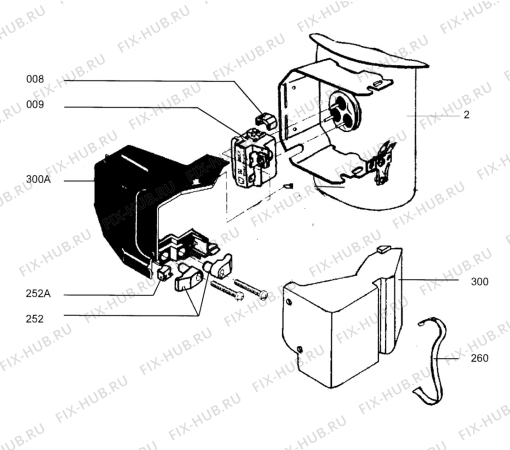 Взрыв-схема холодильника Aeg S2532EW5 - Схема узла Cooling system 017