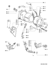 Схема №1 WAK 7740/2 с изображением Кнопка, ручка переключения Whirlpool 481241318287